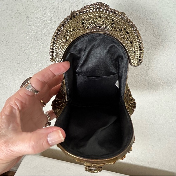 Vintage Style 100% silk women’s beaded purse Bohemian Boho Chic Victorian style - Picture 2 of 11